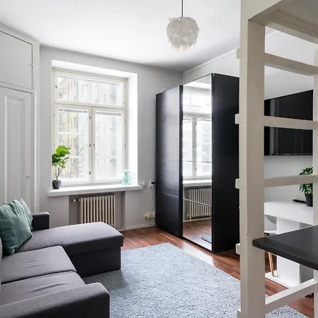 Апартаменты Loft Studio, Kallio, Metro Nearb *